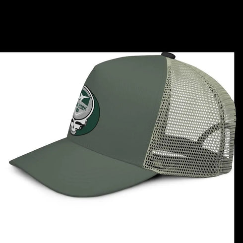 Grateful Dead - New York Jets Stealie Trucker Cap - StealieShop