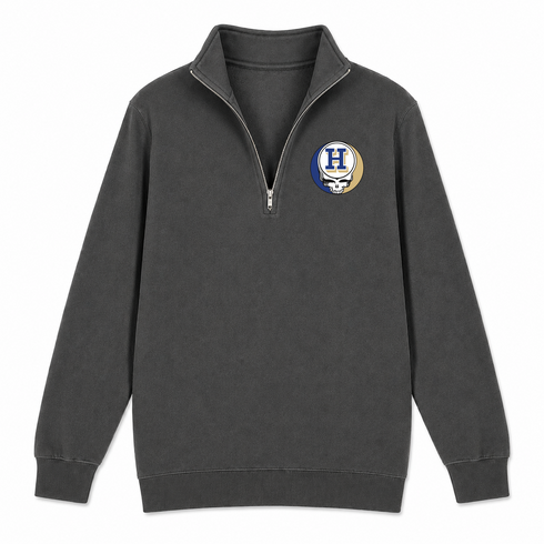 Hamilton - Premium Grateful Dead Quarter-Zip Pullover - Charcoal - 6