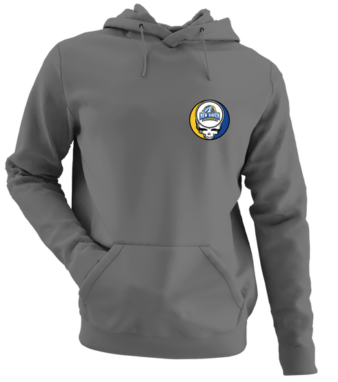 University of New Haven - Premium Grateful Dead Left Chest Hoodie - Charcoal - 8