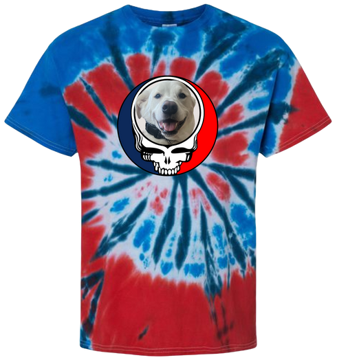 1564 - Custom Stealie Tie-Dye