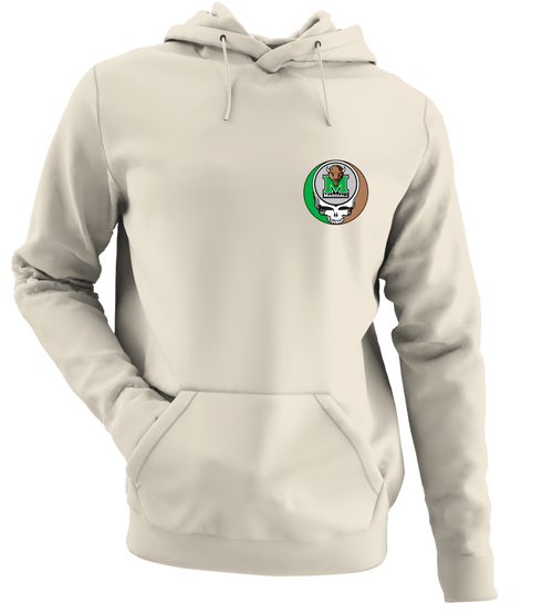 Marshall University - Premium Grateful Dead Left Chest Hoodie - Sand - 3