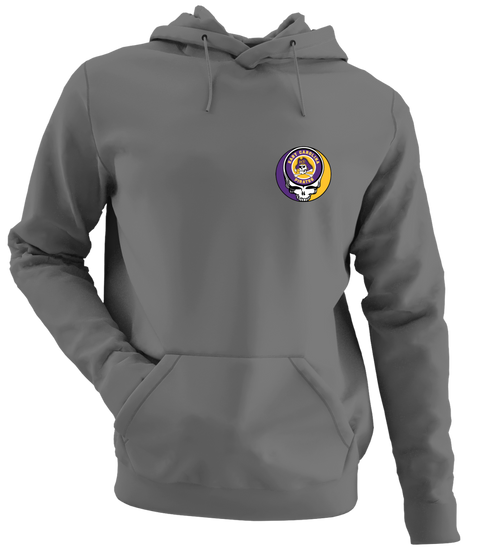 East Carolina University - Premium Grateful Dead Left Chest Hoodie - Charcoal - 8