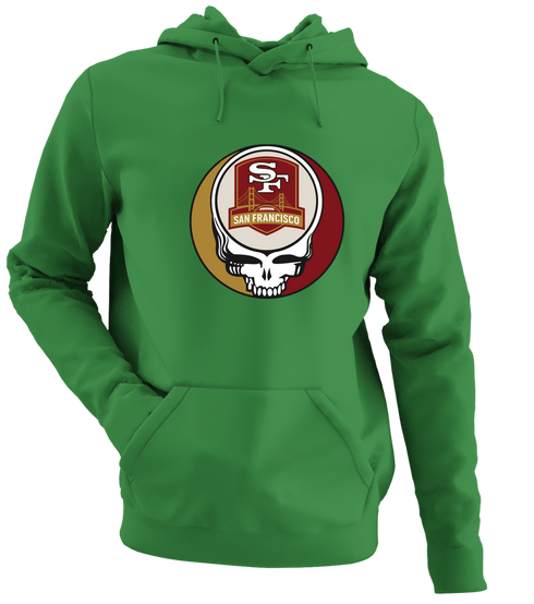 San Francisco Football - Premium Grateful Dead Hoodie - Irish Green - 6