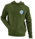 Connecticut College - Premium Grateful Dead Left Chest Hoodie - Military Green - 7