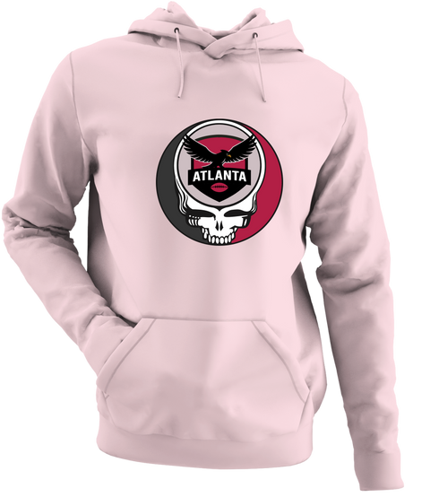 Atlanta Football - Premium Grateful Dead Hoodie - Light Pink - 4