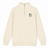 Disc Golf Jerry - Life is dead.® - Premium Grateful Dead Quarter-Zip Pullover - Sand - 1