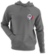 Columbus Blue Jackets - Premium Grateful Dead Left Chest Hoodie - Charcoal