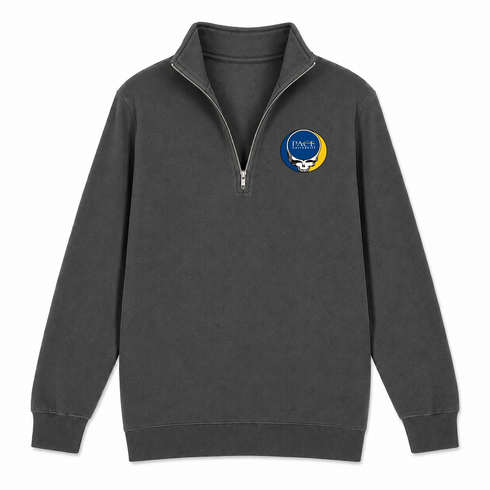 Pace University - Premium Grateful Dead Quarter-Zip Pullover - Charcoal - 6