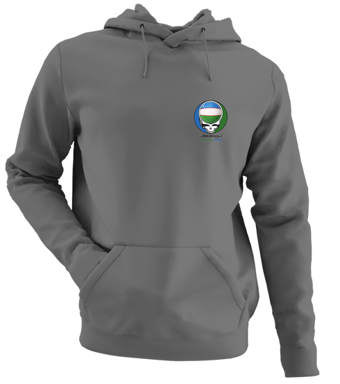 Uzbekistan FIFA World Cup - Premium Grateful Dead Left Chest Hoodie - Charcoal - 8