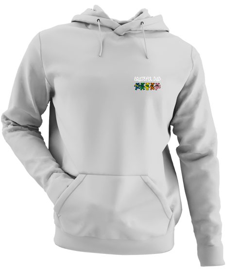 Grateful Dad - Premium Grateful Dead Left Chest Hoodie - Sport Grey - 9