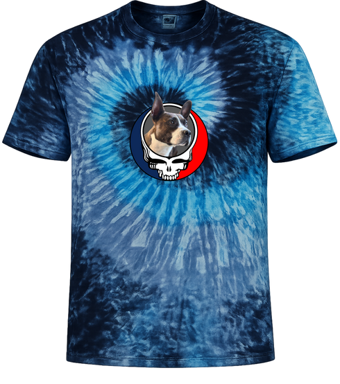 1450 - Custom Stealie Tie-Dye
