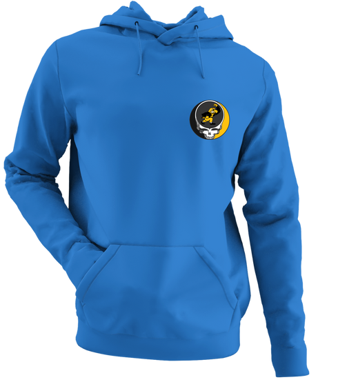 University of Iowa - Premium Grateful Dead Left Chest Hoodie - Royal