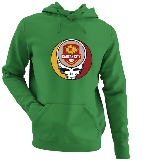 Kansas City Football - Premium Grateful Dead Hoodie - Irish Green - 6