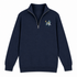 Jerry's Not Workin' From Anywhere - Life is dead.® - Premium Grateful Dead Quarter-Zip Pullover - Navy - 4