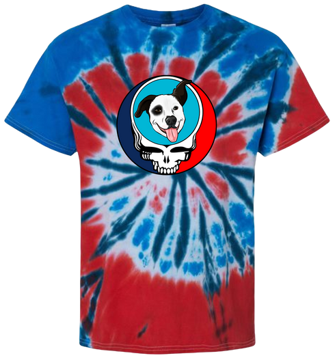 1593 - Custom Stealie Tie-Dye
