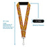 Lanyard - 1.0" - Grateful Dead SUNSHINE DAYDREAM Skeleton Orange
