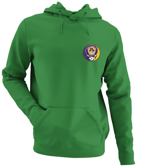 East Carolina University - Premium Grateful Dead Left Chest Hoodie - Irish Green - 6