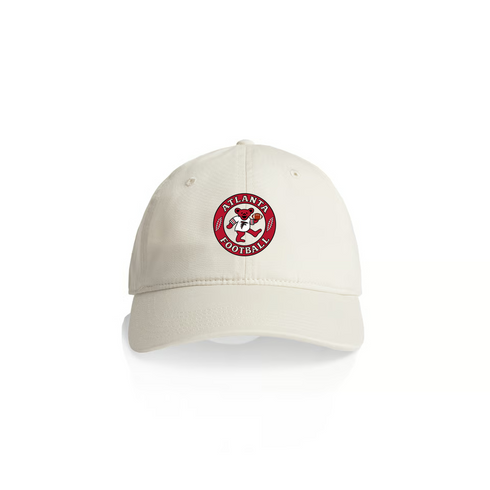 Atlanta Football Dancing Bear Stealie Dad Hat - White