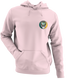 Wayne State University - Premium Grateful Dead Left Chest Hoodie - Light Pink - 4