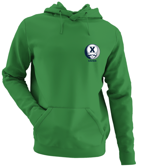 Xavier - Premium Grateful Dead Left Chest Hoodie - Irish Green