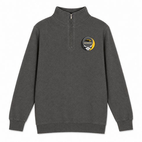 Southern Mississippi - Premium Grateful Dead Quarter-Zip Pullover - Charcoal - 5