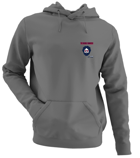 Bronx Bombers Jerry - Life is dead.® Yankees - Premium Grateful Dead Left Chest Hoodie - Charcoal