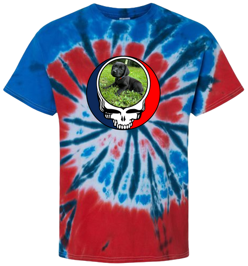 1448 - Custom Stealie Tie-Dye