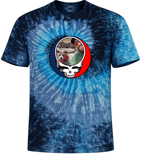 1528 - Custom Stealie Tie-Dye