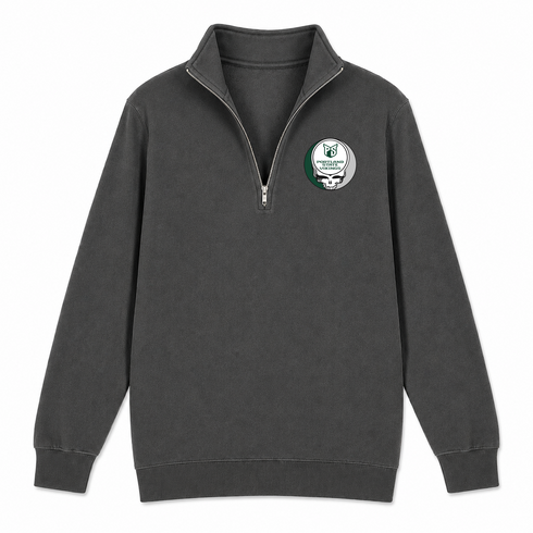 Portland State University - Premium Grateful Dead Quarter-Zip Pullover - Charcoal - 6