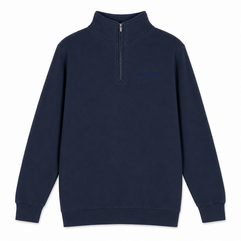 Grateful Dad - Premium Grateful Dead Quarter-Zip Pullover - Navy - 3