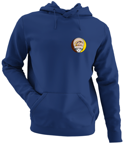 Western Michigan University - Premium Grateful Dead Left Chest Hoodie - Navy - 2