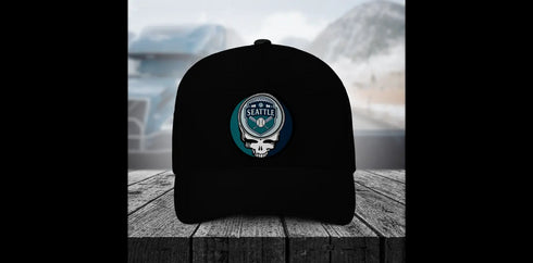 Grateful Dead - Seattle Mariners Stealie Grateful Dead Trucker Cap - StealieShop