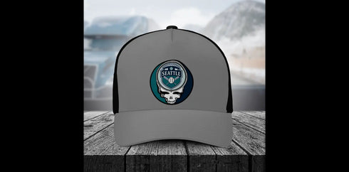 Grateful Dead - Seattle Mariners Stealie Grateful Dead Trucker Cap - StealieShop