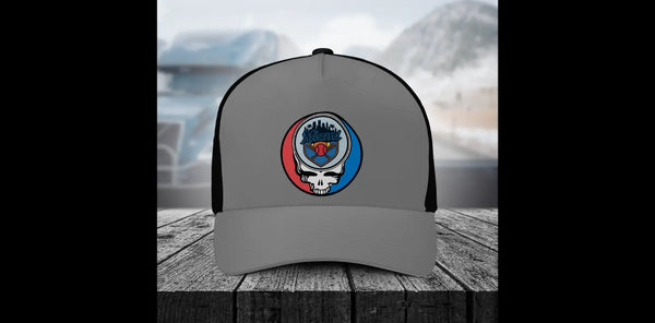 Grateful Dead - Miami Marlins Stealie Grateful Dead Trucker Cap - StealieShop