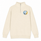 LIU Nursing - Premium Grateful Dead Quarter-Zip Pullover - Sand - 1