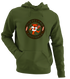 Cleveland Football Dancing Bear - Premium Grateful Dead Hoodie - Military Green