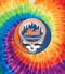New York Mets Logo Stealie Tie-Dye T-Shirt