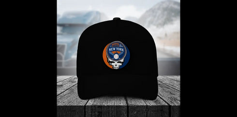 Grateful Dead - New York Mets Stealie Grateful Dead Trucker Cap - StealieShop
