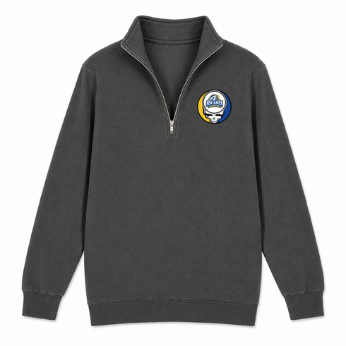 University of New Haven - Premium Grateful Dead Quarter-Zip Pullover - Charcoal - 6