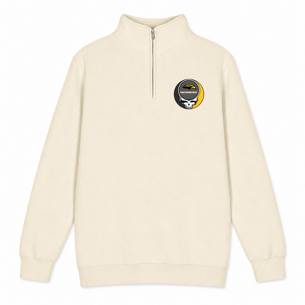 Southern Mississippi - Premium Grateful Dead Quarter-Zip Pullover - Sand - 1