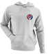 New England Football - Premium Grateful Dead Left Chest Hoodie - Sport Grey - 9