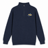 Jerry's Floatin' Life is dead Performance Polo - Premium Grateful Dead Quarter-Zip Pullover - Navy - 3