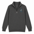 Jerry's Mountain Biking - Life is dead.® - Premium Grateful Dead Quarter-Zip Pullover - Charcoal - 6