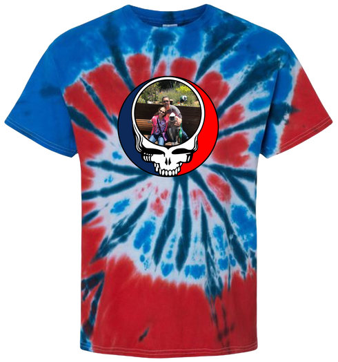 1591 - Custom Stealie Tie-Dye