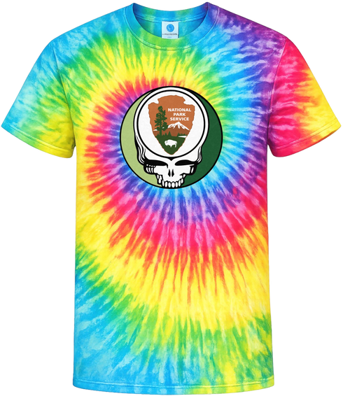 National Park Service Stealie | Life is dead.® Tie-Dye × Grateful Dead Tee