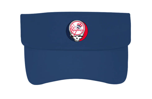 Grateful Dead - New York Yankees Sun Visor - StealieShop