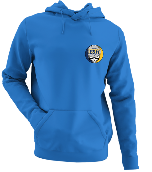 Emory & Henry - Premium Grateful Dead Left Chest Hoodie - Royal