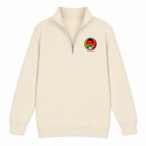 German FIFA World Cup - Premium Grateful Dead Quarter-Zip Pullover - Sand - 2