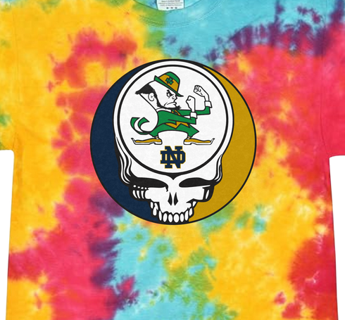 Notre Dame Stealie Tie-Dye T-Shirt