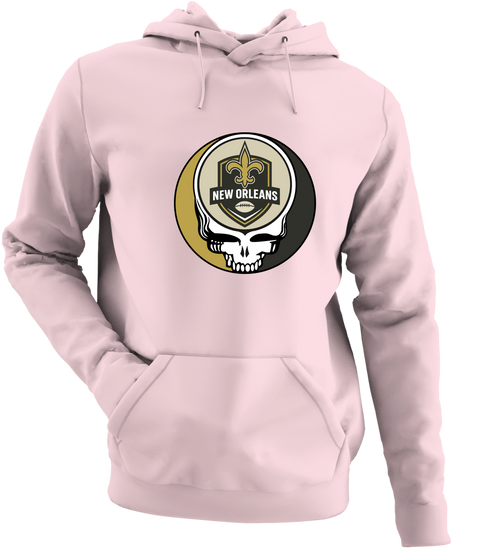 New Orleans Football - Premium Grateful Dead Hoodie - Light Pink - 4
